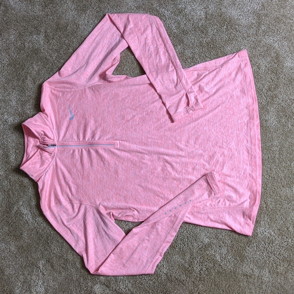 Nike Pink Pullover Size Medium - image 1